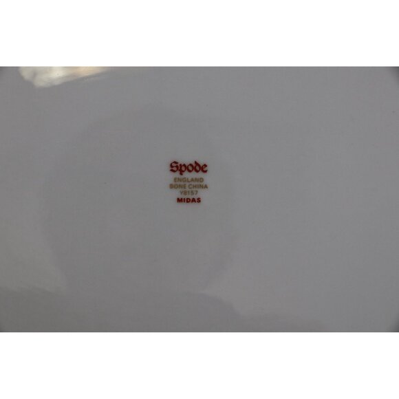 Vintage Spode Midas Bone China England Oval Serving Dish Plate 12 1/2" Y8157 - Picture 2 of 7